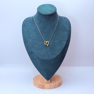 Givenchy ‘Monogram Heart’ goldplated collier met steentjes