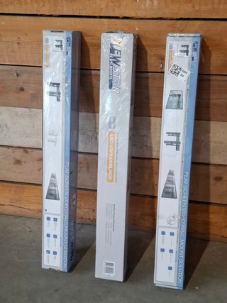 3x Display Beugel, Newstar, VW1000 Black, zwart