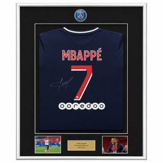 Gesigneerd voetbalshirt, Paris Saint-Germain, Kylian Mbappe