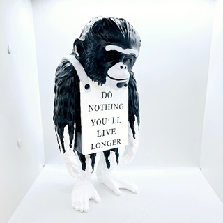 Banksy fanart sculptuur – Banksy ape