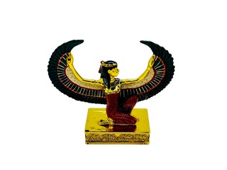 Egyptische godin kunstgouden beeld