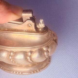 Antieke Ronson Crown silverplated Art-Deco aansteker