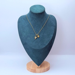 Givenchy goldplated ‘Diamond Cross’ pendant collier