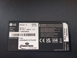 Display, LG, 43UL3J