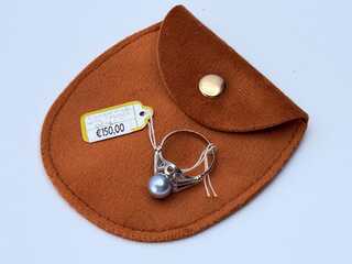Zilveren ring met Akoya parel