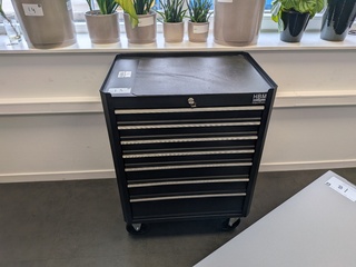 Gereedschapswagen met complete gereedschapsset, HBM Machines