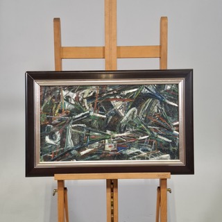 Schilderij, Wout Piersma, Masten
