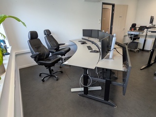 Elektrisch zit-sta controlecenter bureau