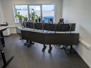 Elektrisch zit-sta controlecenter bureau
