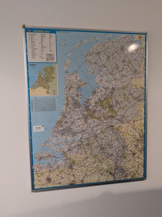 2x Kantoor landkaart