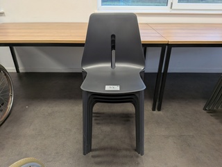 4x Kunststof kantinestoel Tenstai