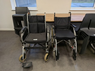 2x Inklapbare rolstoel O.a. Excel G3 Light