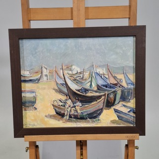 Schilderij, E. Van Ijseldijk
