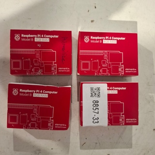 4x Mini computer 4GB, Raspberry Pi 4, Model B