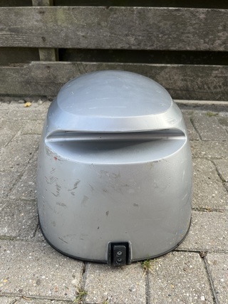 Buitenboordmotor kap, Honda, BF20, Grijs / Chroom
