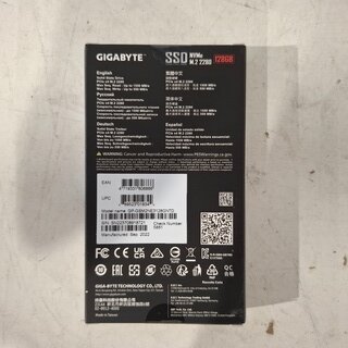 3x SSD Kaart 128GB, Gigabyte, NVMe M.2 2280, 2022