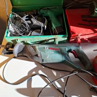 Assortiment divers gereedschap o.a. Bosch, Elu