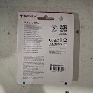 4x SSD Kaart 128GB, Transcend, PCIe SSD 110S Gen 3 x4