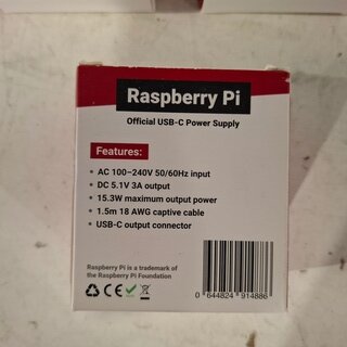 3x Voedingsadapter, Raspberry Pi, USB-C Power Supply