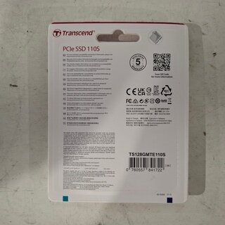 4x SSD Kaart 128GB, Transcend, PCIe SSD 110S Gen 3 x4