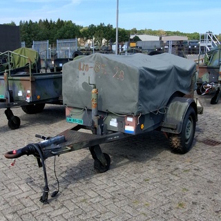 Aanhangwagen met huif, Gemco, 2017