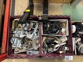 7x Doos elektronica, bouw- en installatiematerialen W.o. Lisa, Skandia