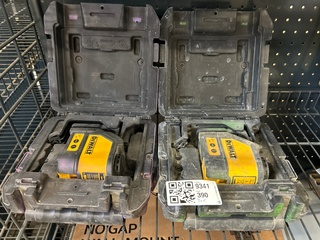 2x Kruislijnlasers, 1x boorhamer met snoer DeWalt