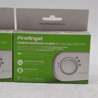 2x Rookmelder, FireAngel, Carbon Monoxide Alarm