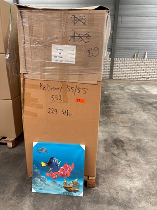 Partij Schilderijen/Wanddecoratie Disney, Canvas