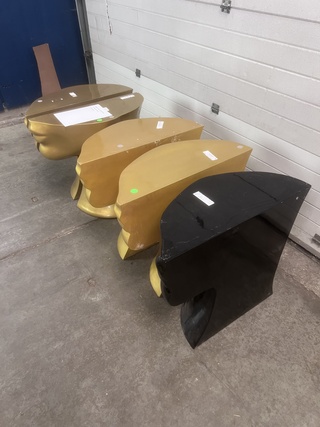 5x Salontafels POLSPOTTEN Hoofd