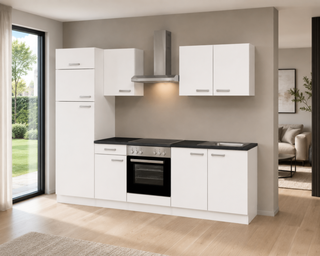 Design Keuken Inclusief Apparatuur, Carlos, wit