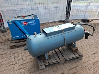 Compressor met buffertank, Airpress, XA600, 1992