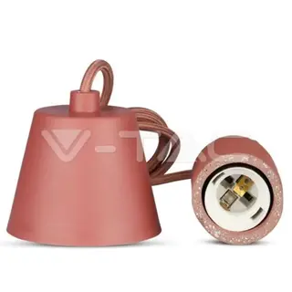Ca. 47x Betonnen Hanglamp Rood – E27 Fitting V-tac, 3800157611169, roo