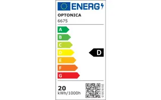 4x Led Batten Light 60cm – 20W – 1660LM Optonica, 3800156666757, wit