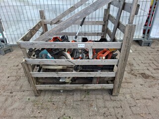 Partij tuingereedschap o.a. Makita Husqvarna