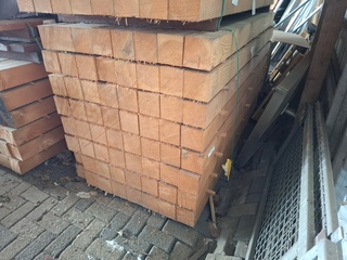 Ca 64x Douglas balk 12x12cm
