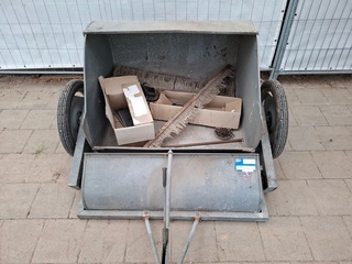 Getrokken veegwagen WH, 120, bouwjaar 1987