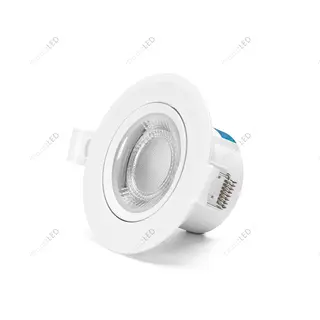 5x Led Inbouw Ronde Downlight met Verstelbare Hoek Aigostar, 843332528
