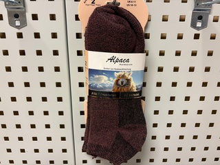 Ca. 108x Sokken Alpaca, All-Season, Burgundy