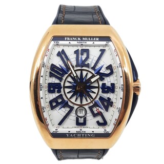 Heren polshorloge, Franck Muller, Yachting 5N BL V45 SC DT, Roségouden