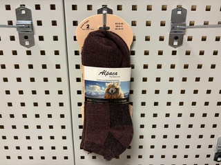 Ca. 108x Sokken Alpaca, All-Season, Burgundy