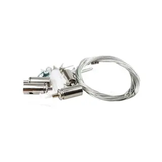 5x Draadophanging voor Led Paneel 60×60 – 1 meter – Staal Specilights,