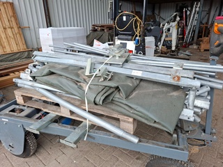 Mobiele werkplaatsoverkapping