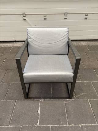 6x Fauteuil, grijs