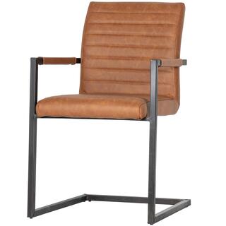 Eetkamerstoelen  Woood, Bas Set van 2, Cognac