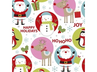 Toonbankrol kerst papier Kangaro, 50cm x 200m