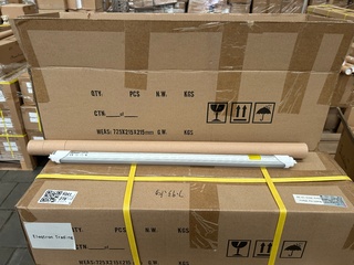 Ca. 200x Led tube 9W 3000K 587 mm, Qbright, QB-LT-9W-3K-120-587