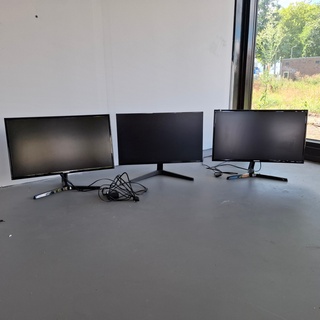 3x Monitor Samsung, diverse modellen
