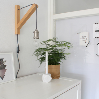 2x Wandlamp met aan/uit schakelaar in snoer, Mexlite, Dion 7787BE, Beu