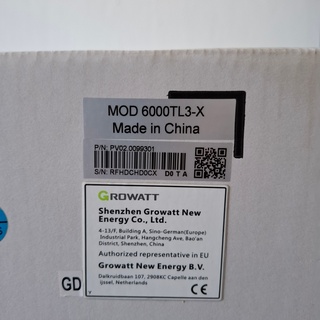 Omvormer Growatt, 6000TL3-X